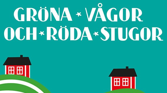 Green waves and red cottages