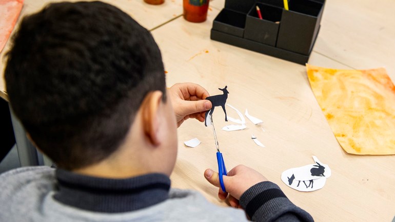 Bladins Grundskola årskurs 3. Marknadsföringsbilder till Fakulteten för lärande och samhälle.