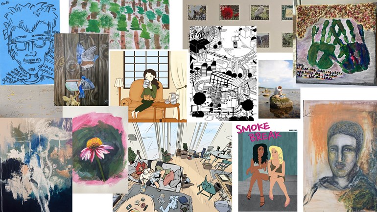 The artworks in exhibition #39