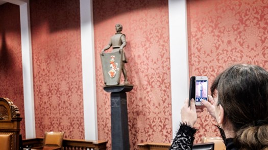 Malmö Universitets styrelse hade styrelsemöte på Malmö Rådhus med rundvandring och guidning av Malmös borgmästare Kent Andersson.