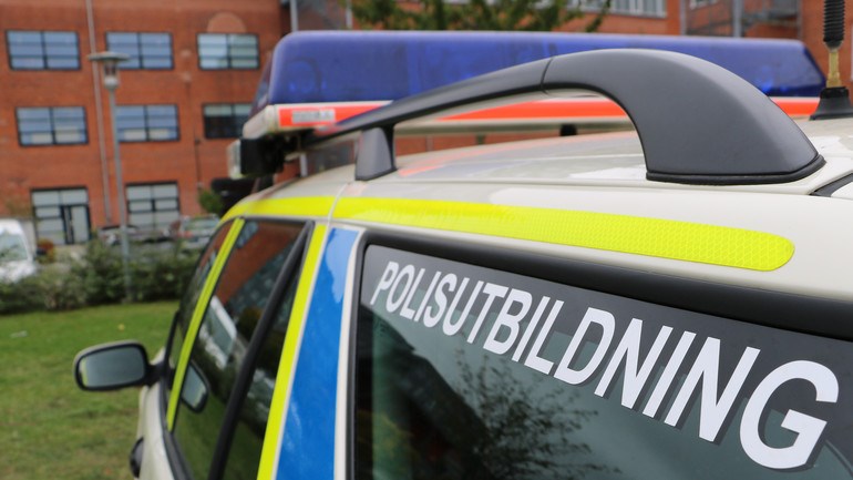 Bilder från polisutbildningen