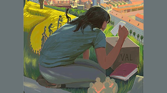 Voting illustration av Idun Lindberg