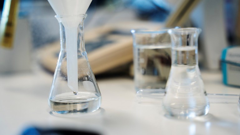 Filtering av vatten med Bakerier.