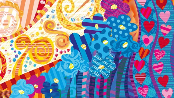 Abstrakt illustration.