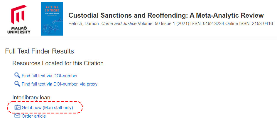 Get it now, bild för var man hittar länken