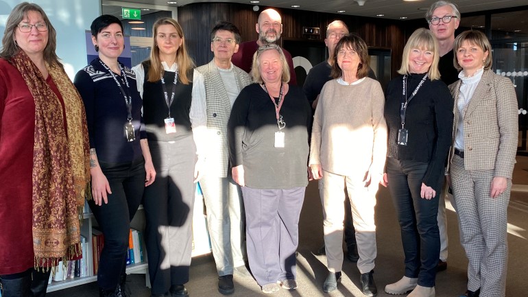 Gruppbild, referensgruppen för global och glokal hälsa.