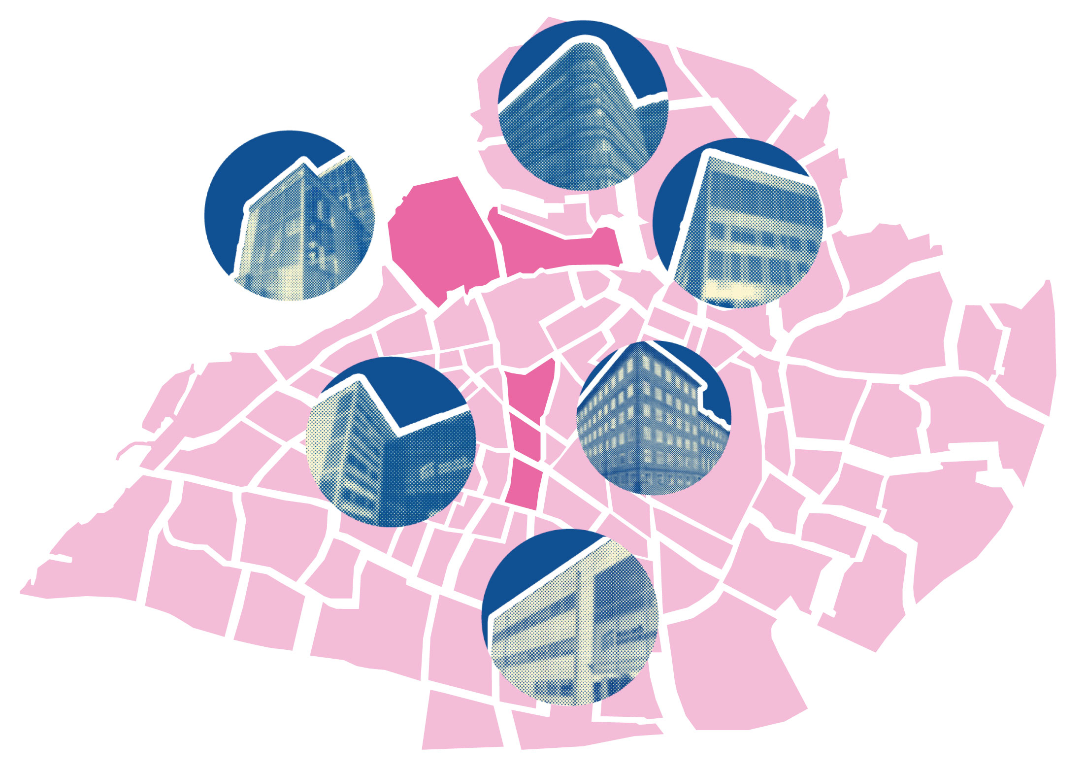 Map over Campus.